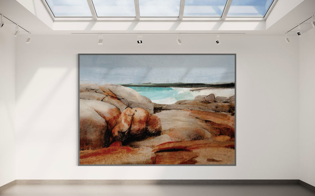 Conzy Corner Beach - Hand Painting