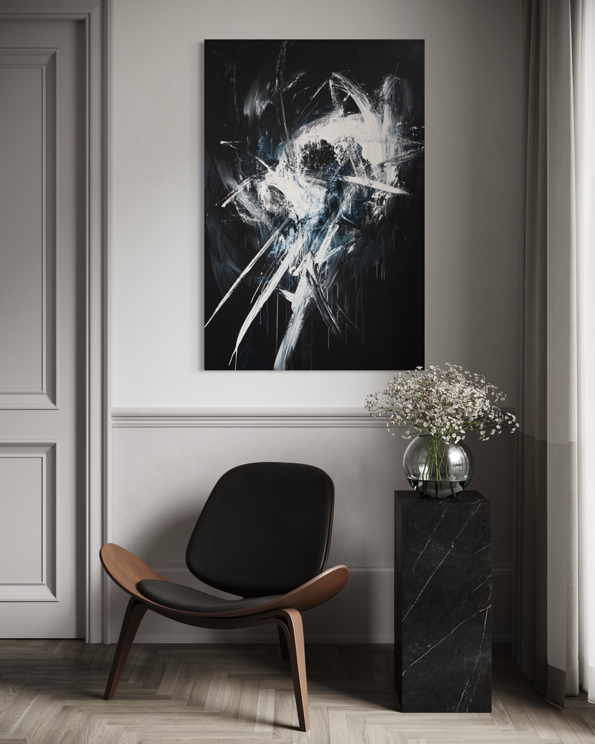 Black and White Collision