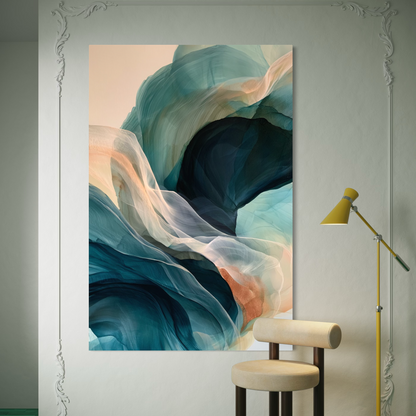 Tide of Teal and Smoke