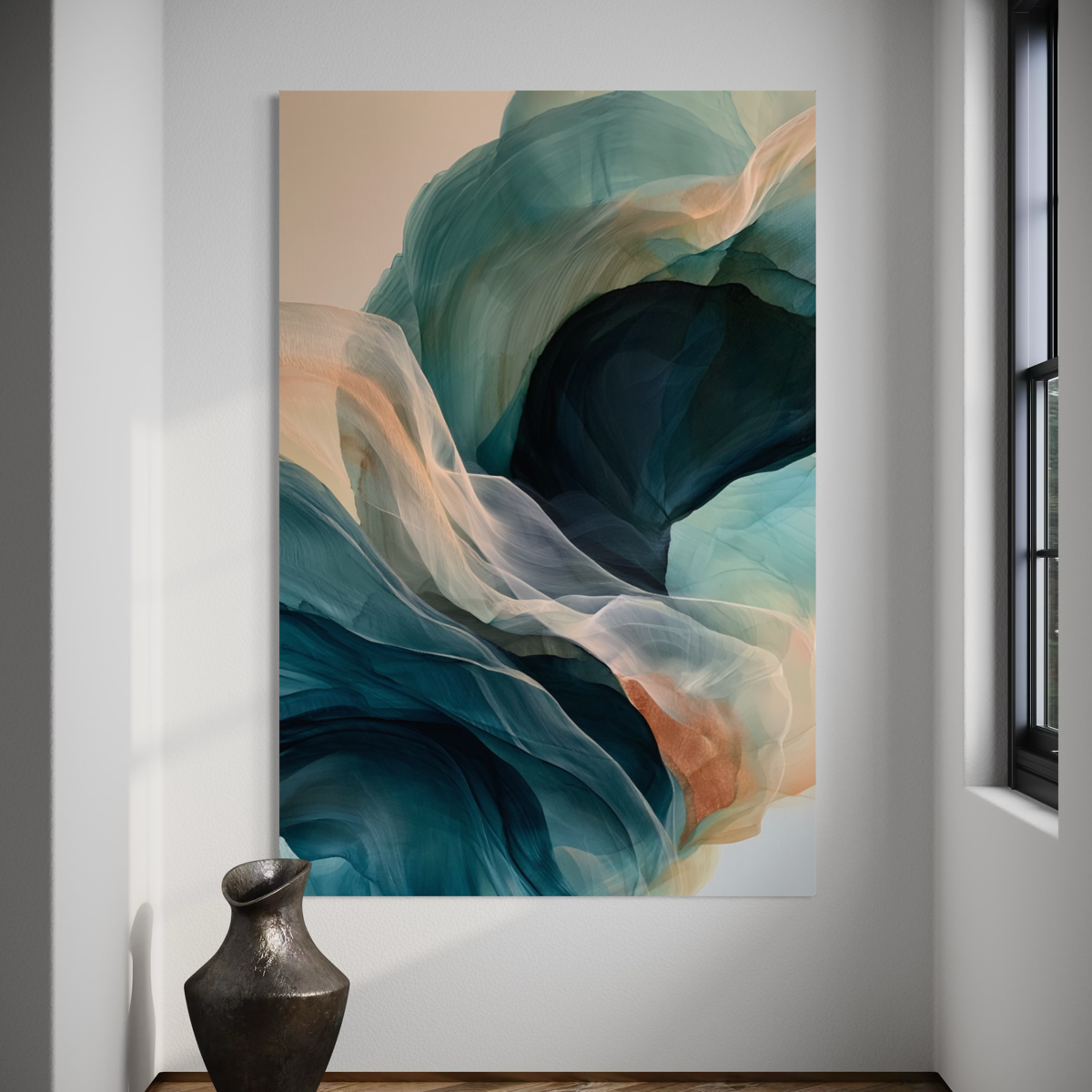 Tide of Teal and Smoke