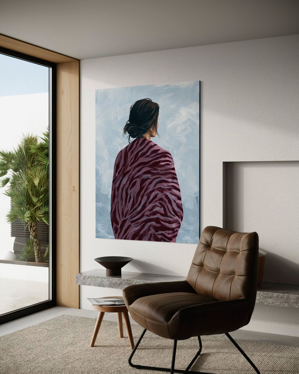 Woman in the Winter Shawl New Arrivals