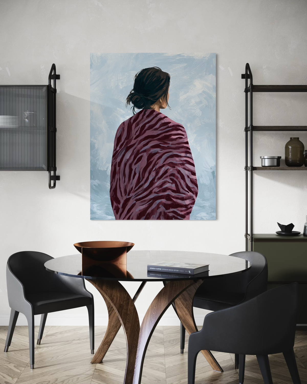 Woman in the Winter Shawl New Arrivals