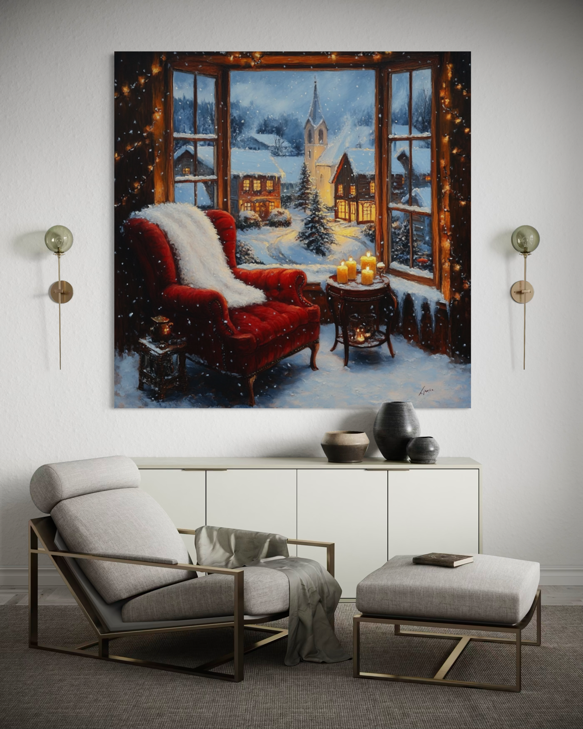 Winter Window Glow