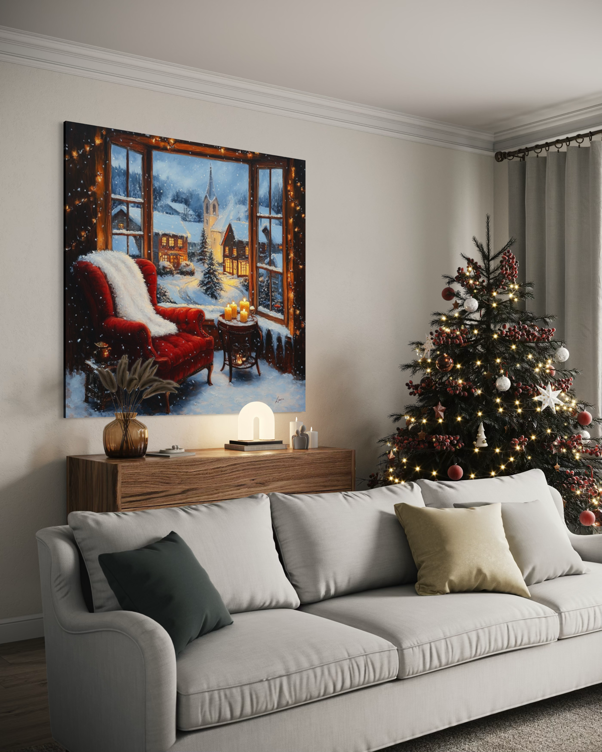 Winter Window Glow