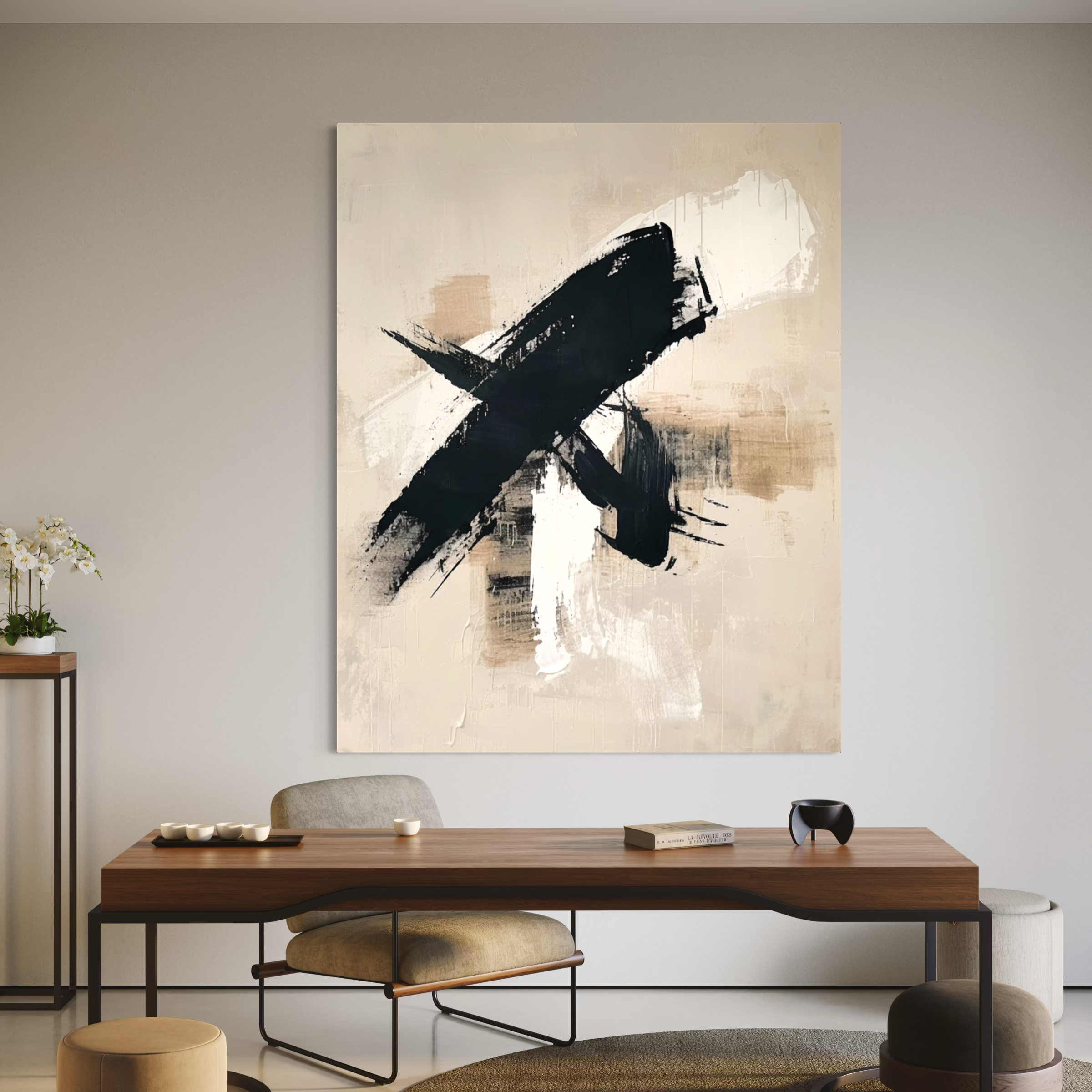 Black Gesture in Motion
