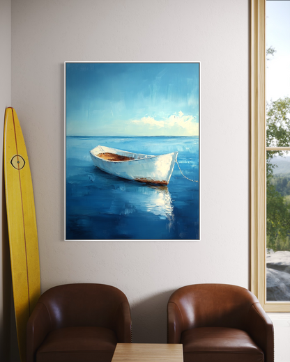 Boat on a Turquoise Morning