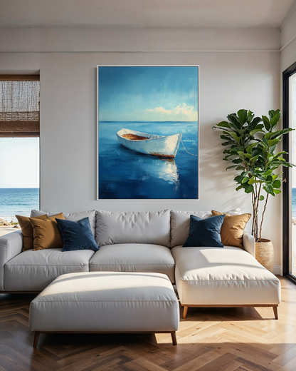 Boat on a Turquoise Morning