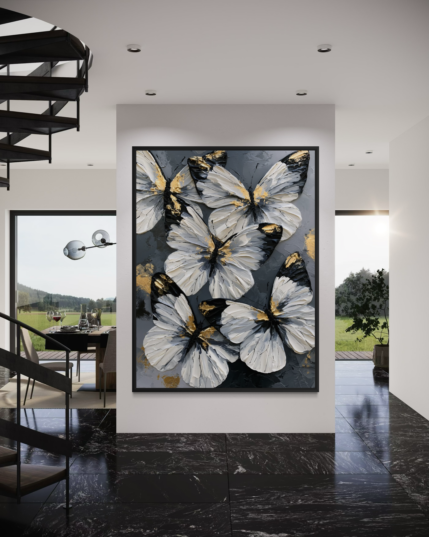Butterflies in Moonlight 