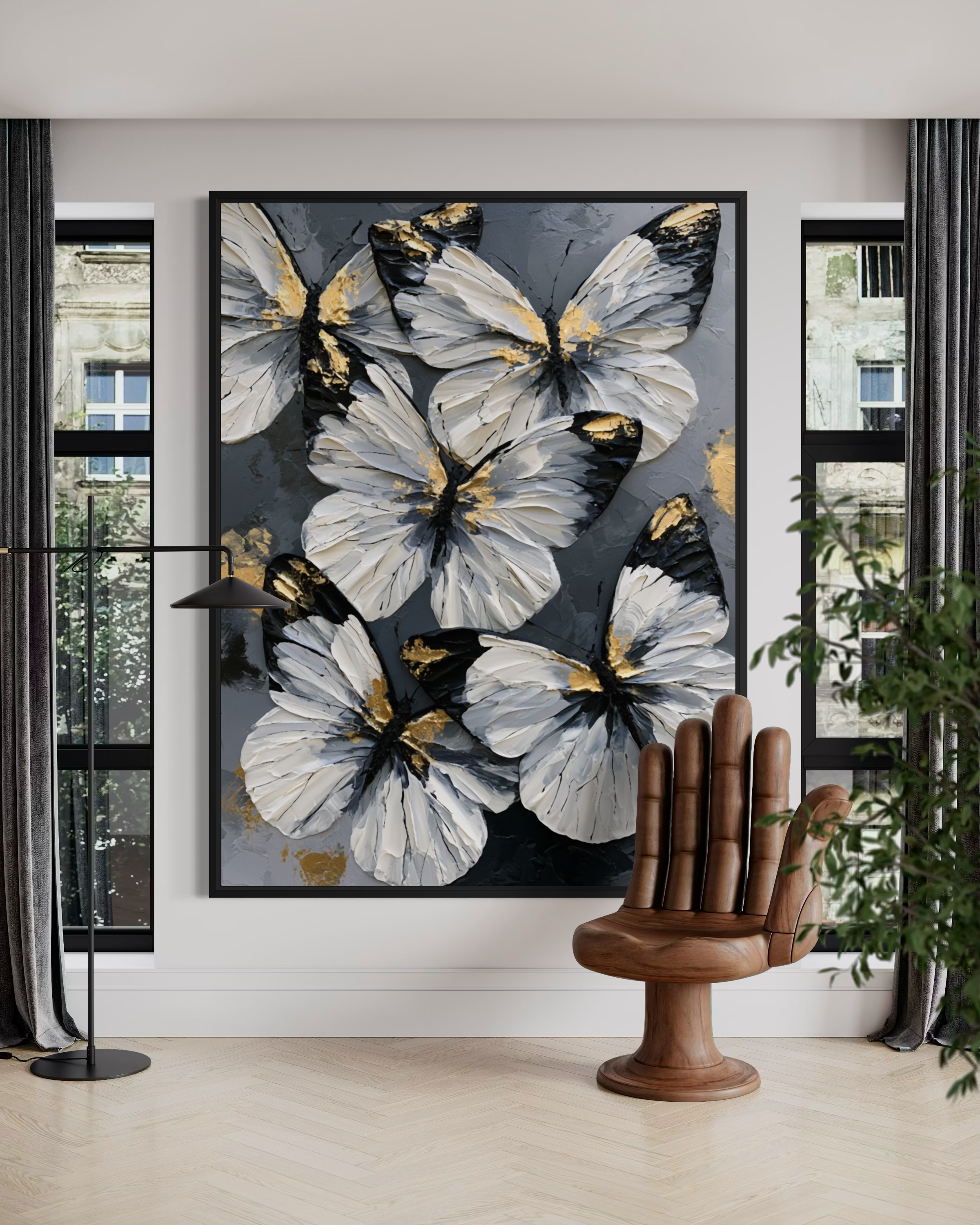Butterflies in Moonlight