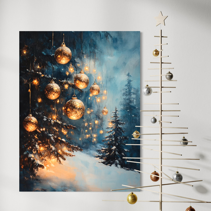 Winter Ornaments at Dusk
