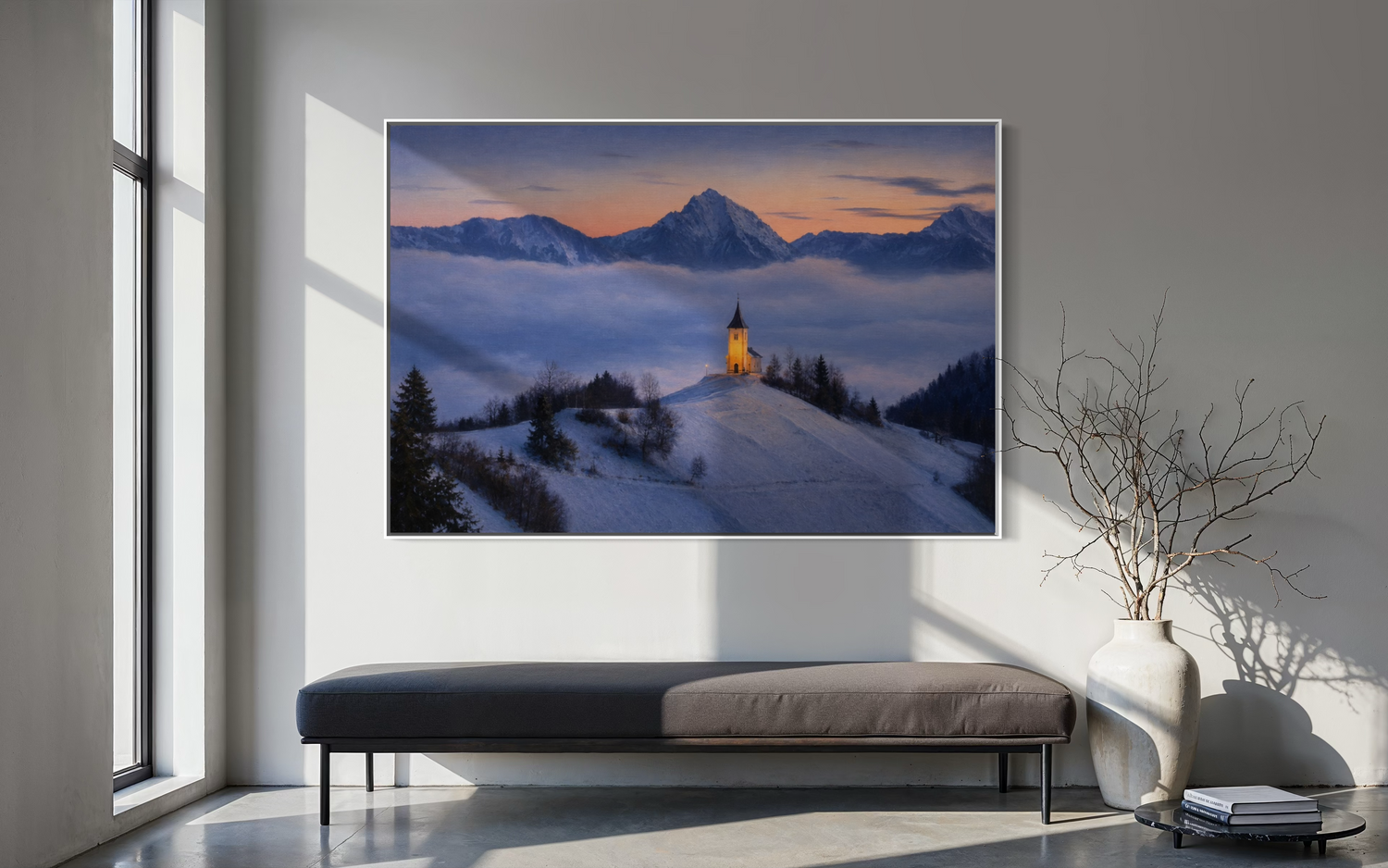 Chapel Above the Quiet Clouds 
