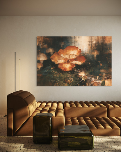 Among Moss and Pine - Hand Painting