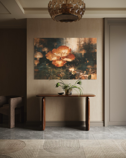 Among Moss and Pine - Hand Painting