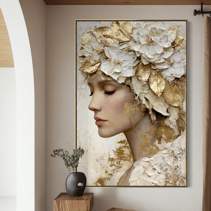 Floral Crown in Ivory