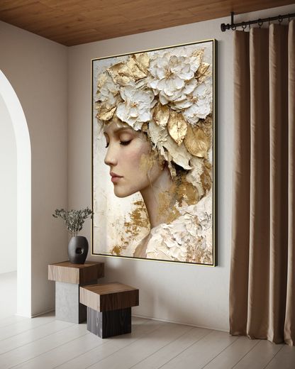 Floral Crown in Ivory