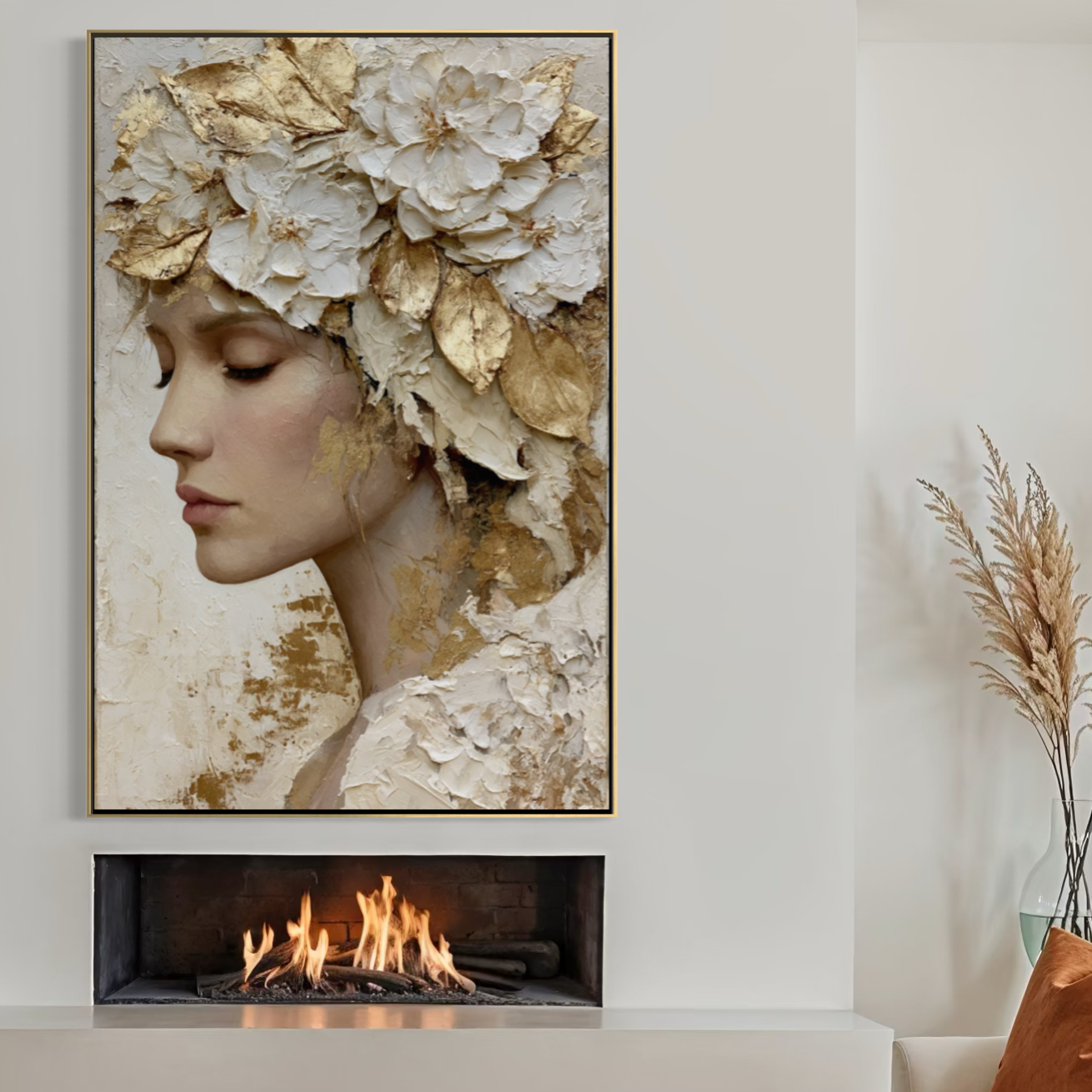 Floral Crown in Ivory 