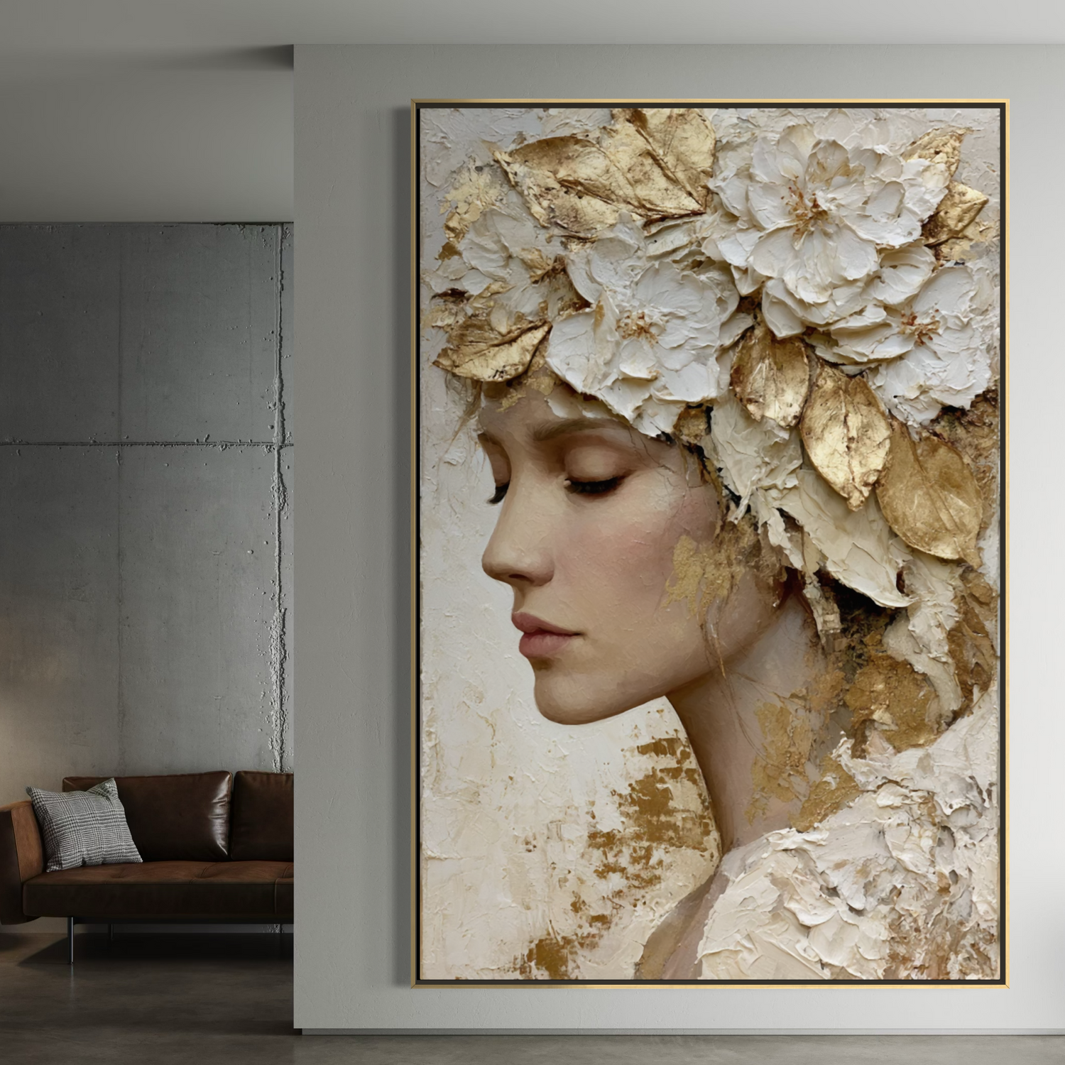 Floral Crown in Ivory 