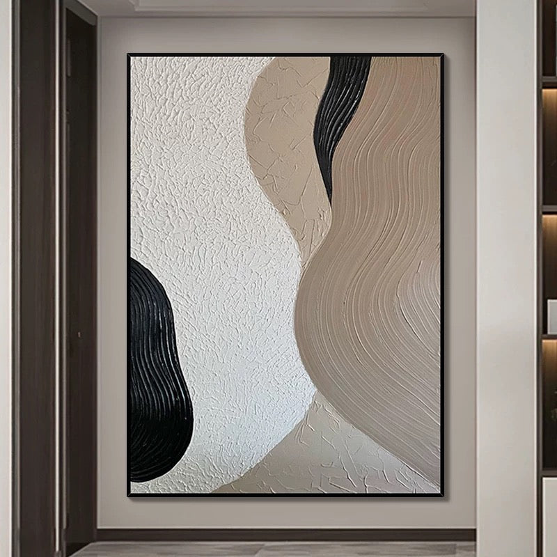 Zen Style Textured Art 2 - Hand Painting