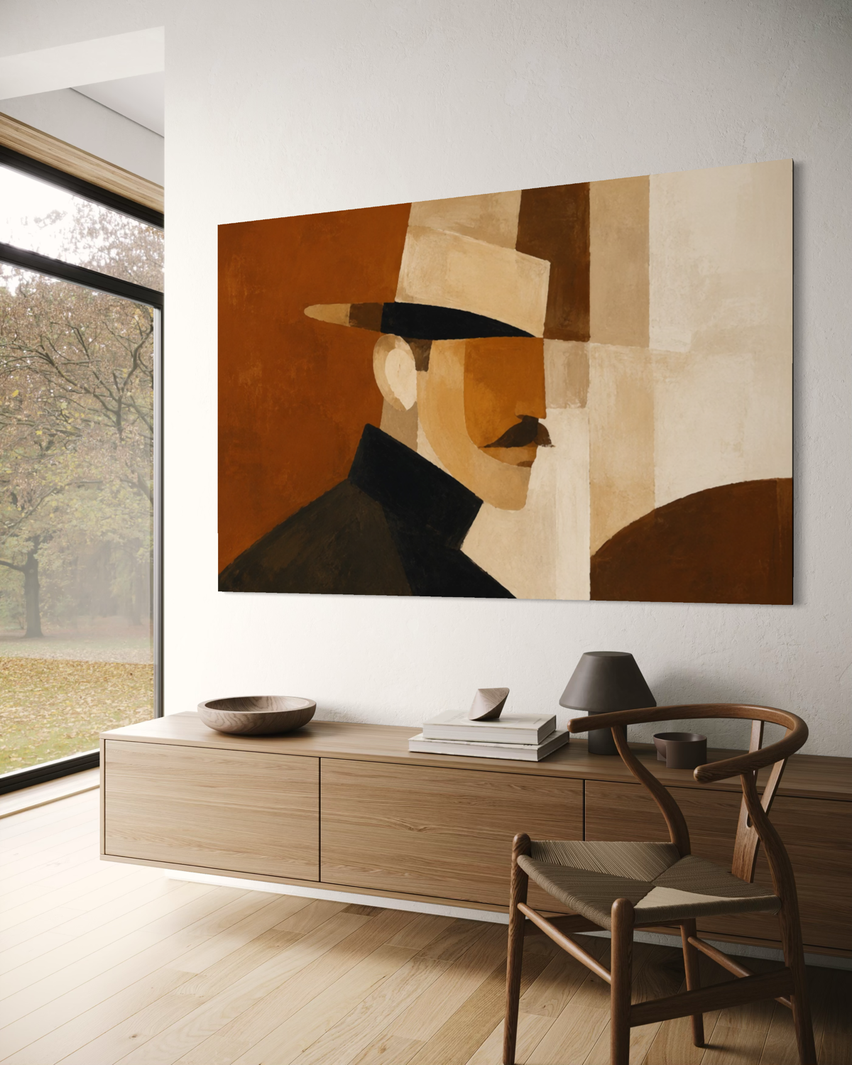 Milan Afternoon - Hand Painting Grande arte da parete