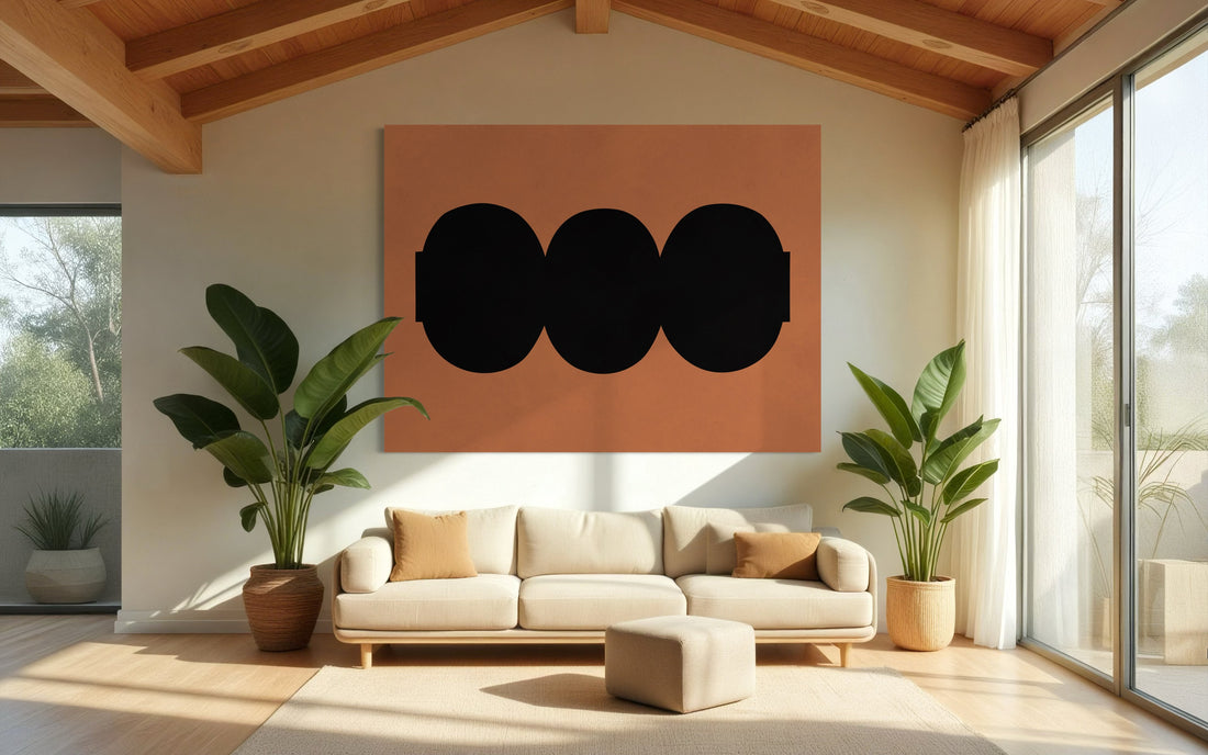 Sculptural Organic Form 4 - Hand Painting