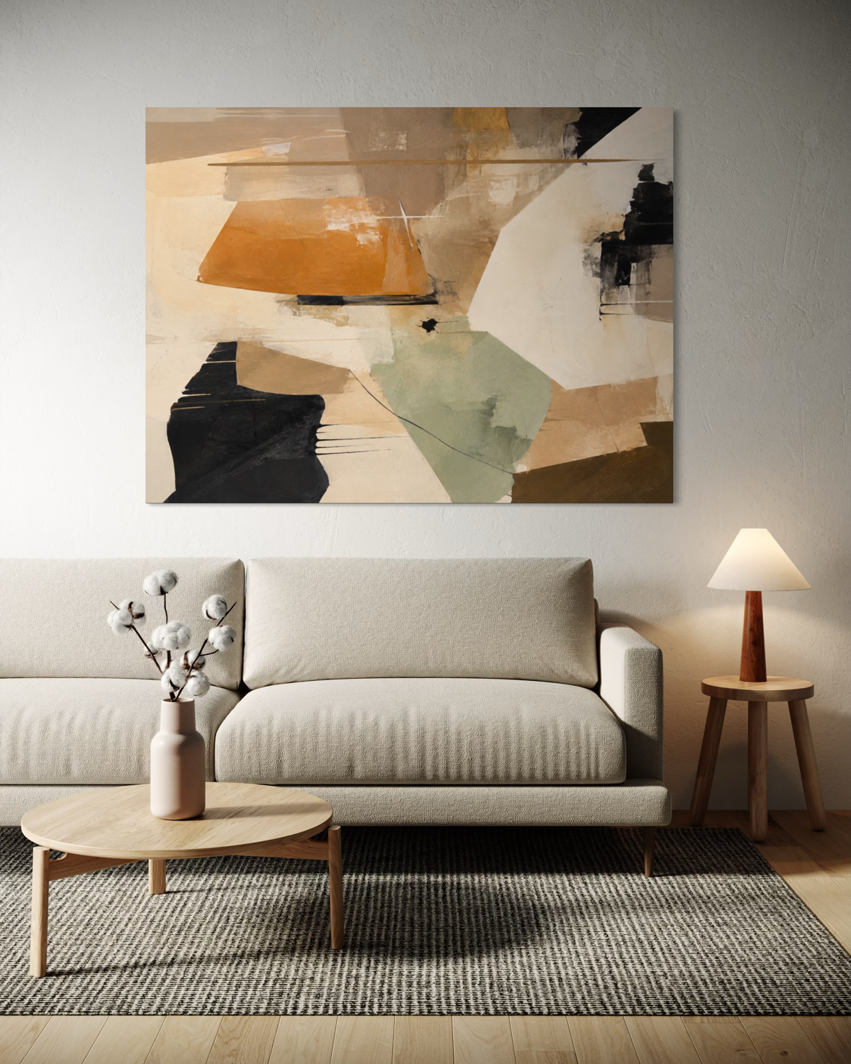 Spatial Memory Arte de pared beige