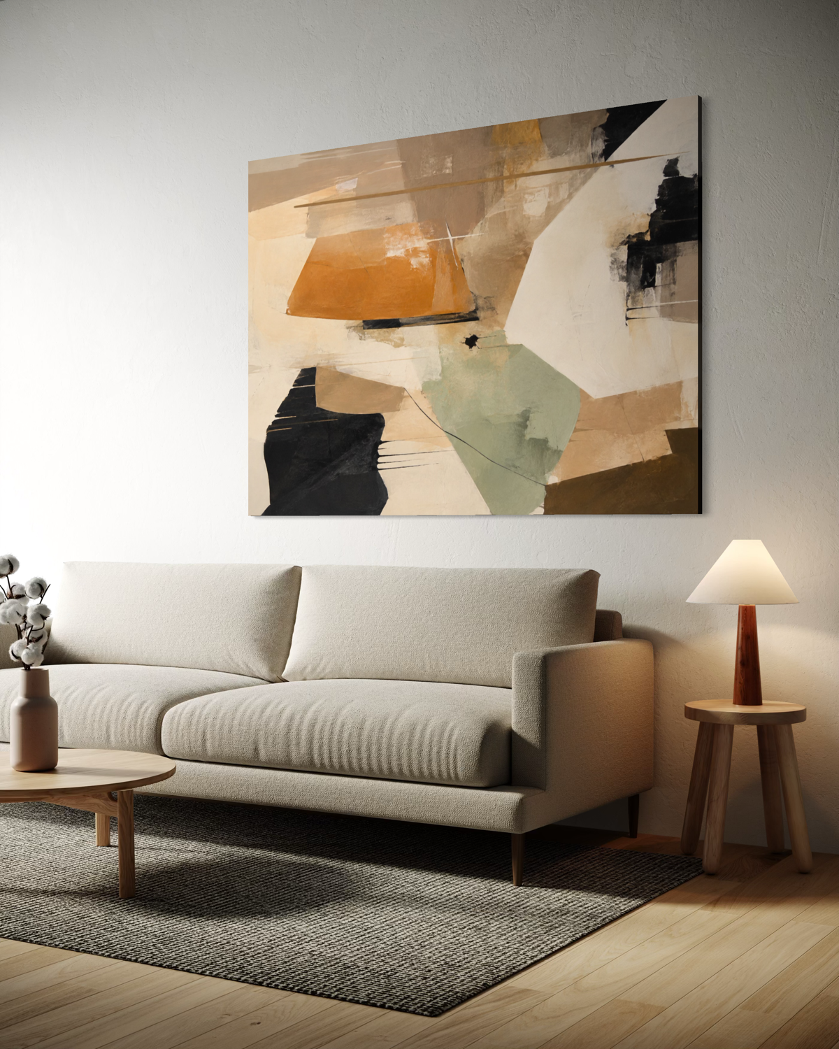 Spatial Memory Arte de pared beige