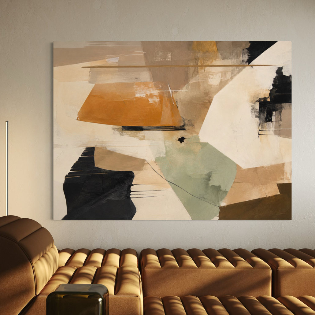 Spatial Memory Arte de pared beige