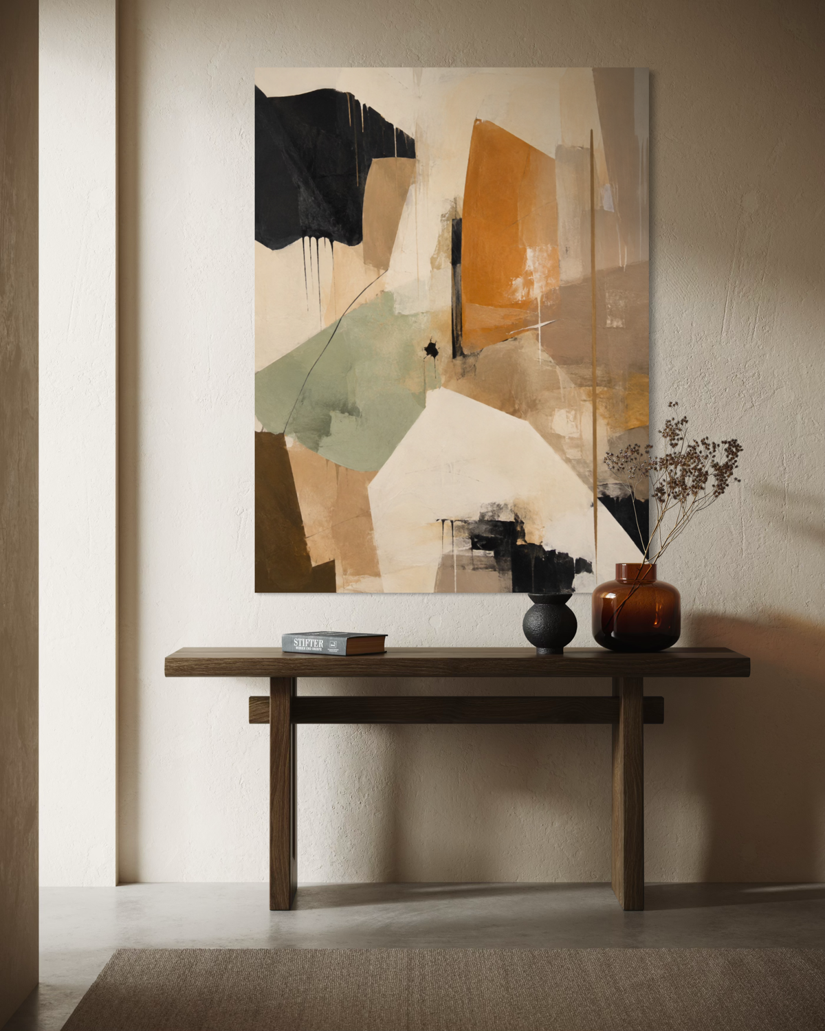 Spatial Memory Arte de pared beige