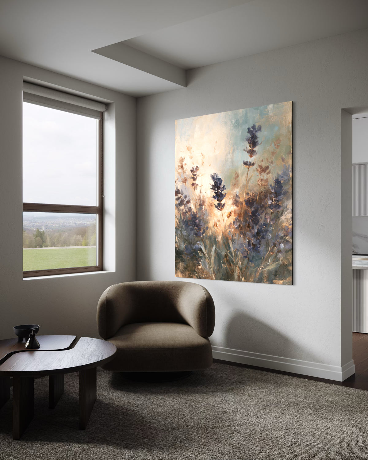Summer’s Little Visitor Arte de pared beige