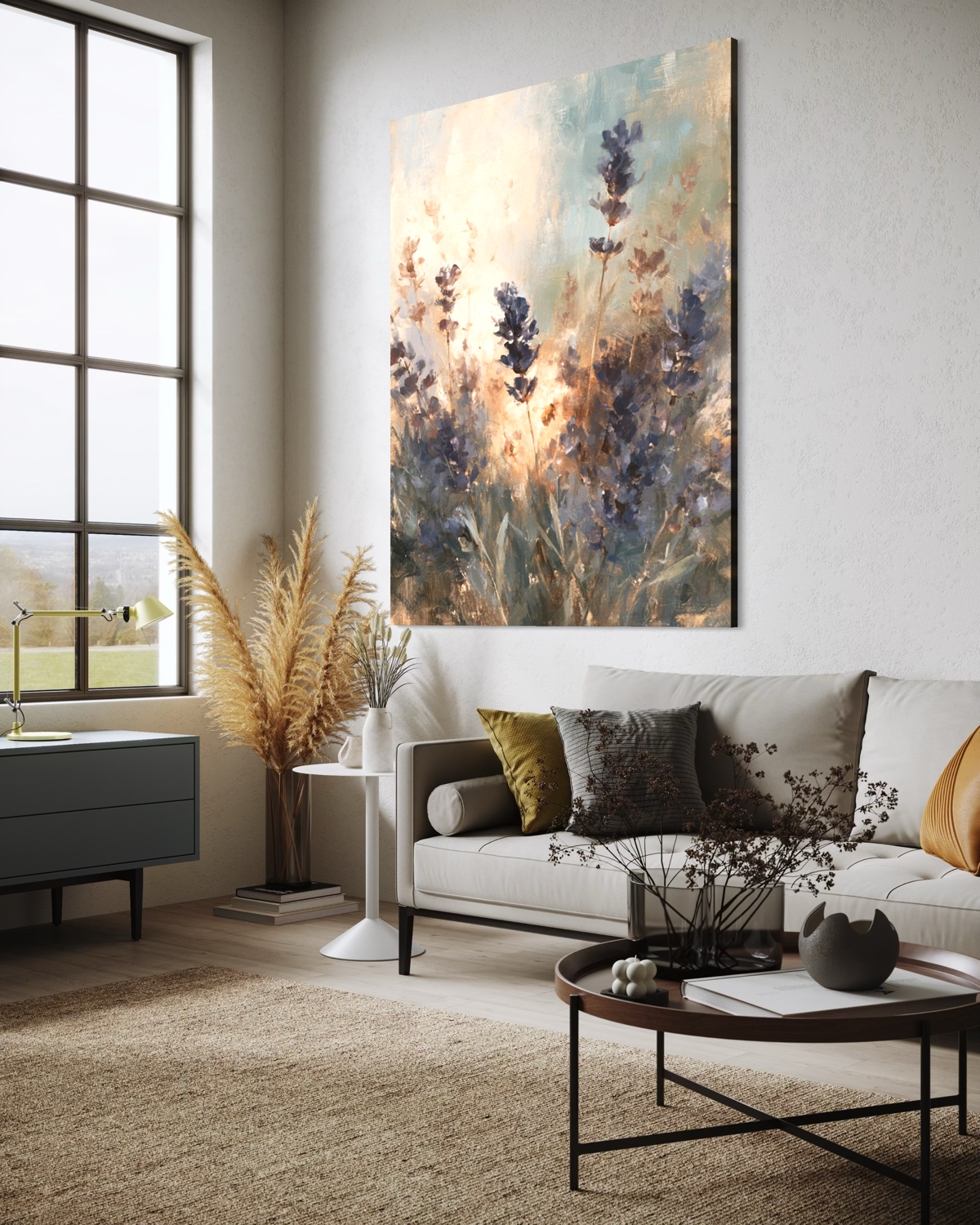 Summer’s Little Visitor Arte de pared beige