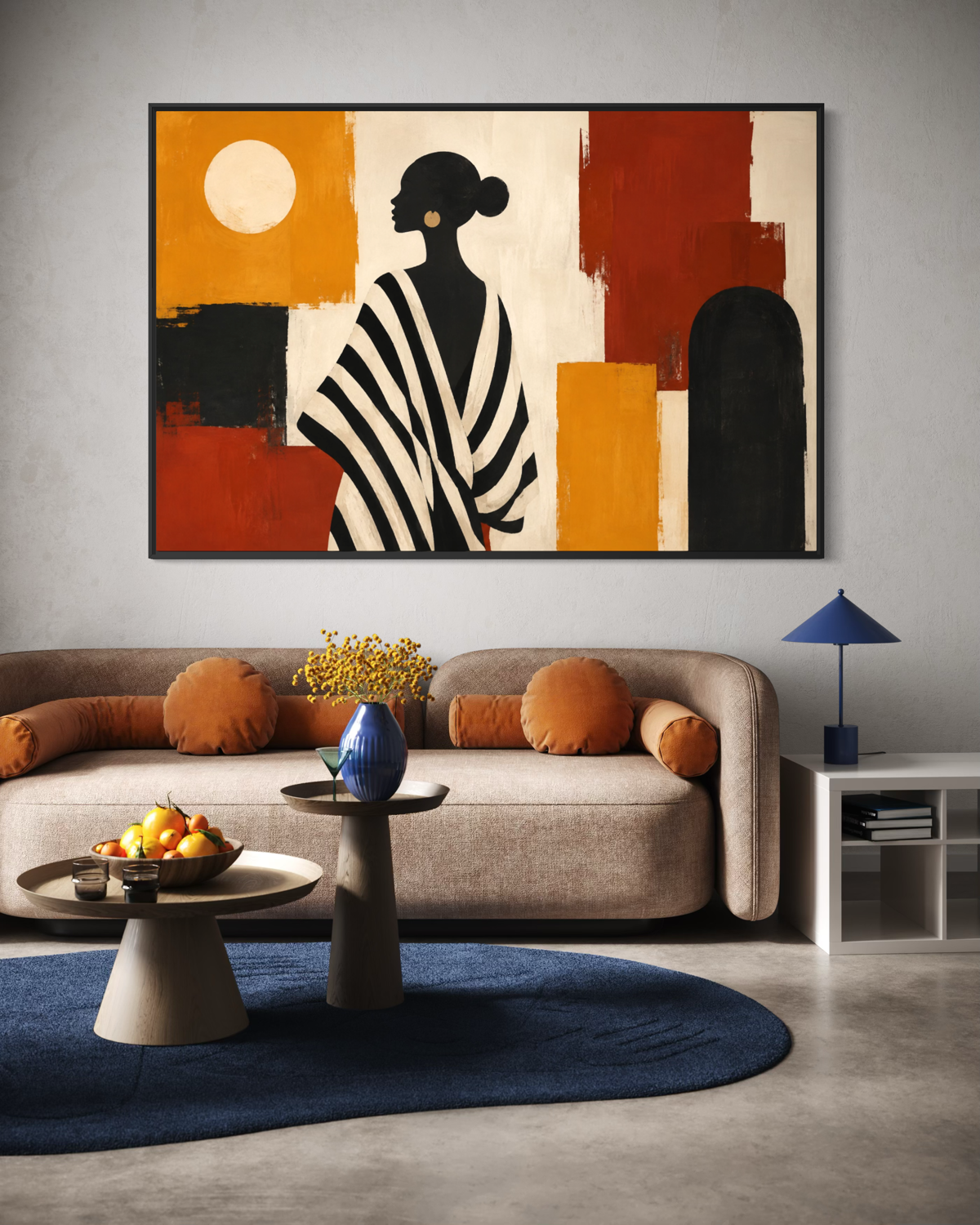 Wrapped in Light Arte de pared beige