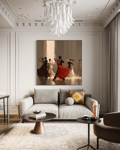 Ballroom Dancing - Hand Painting