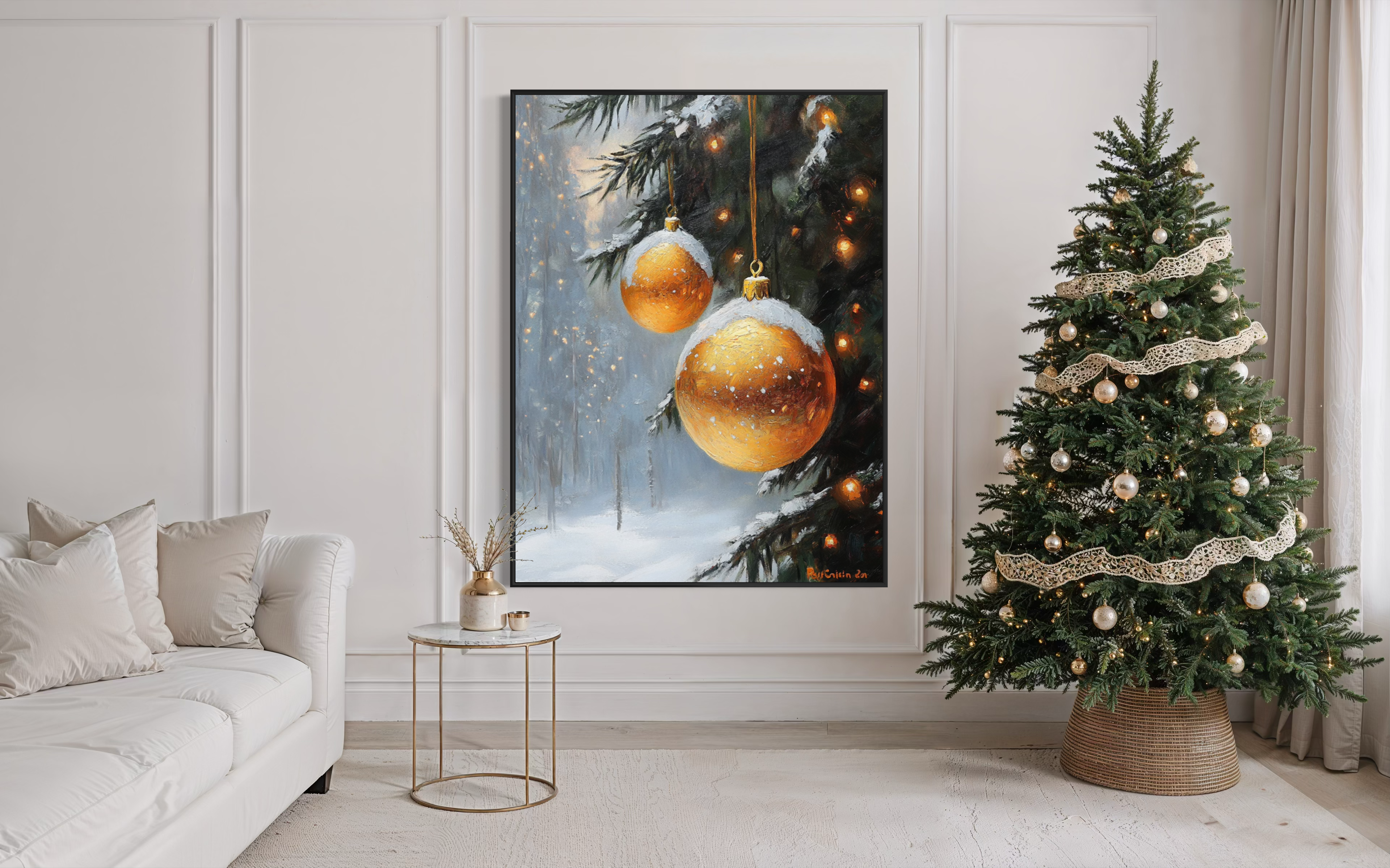 Christmas Glow in the Pines