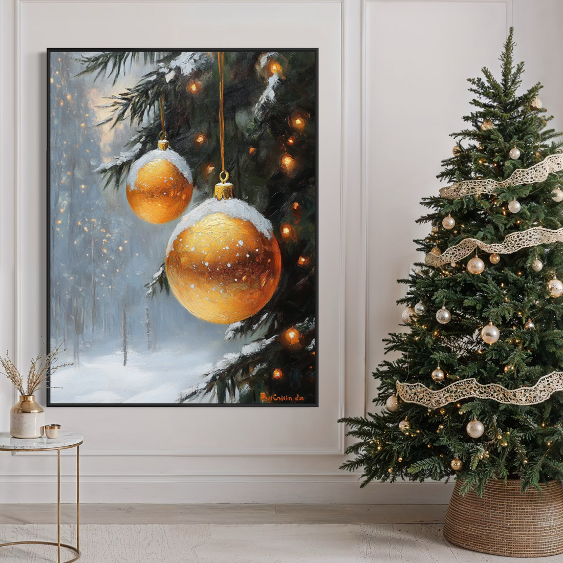 Christmas Glow in the Pines