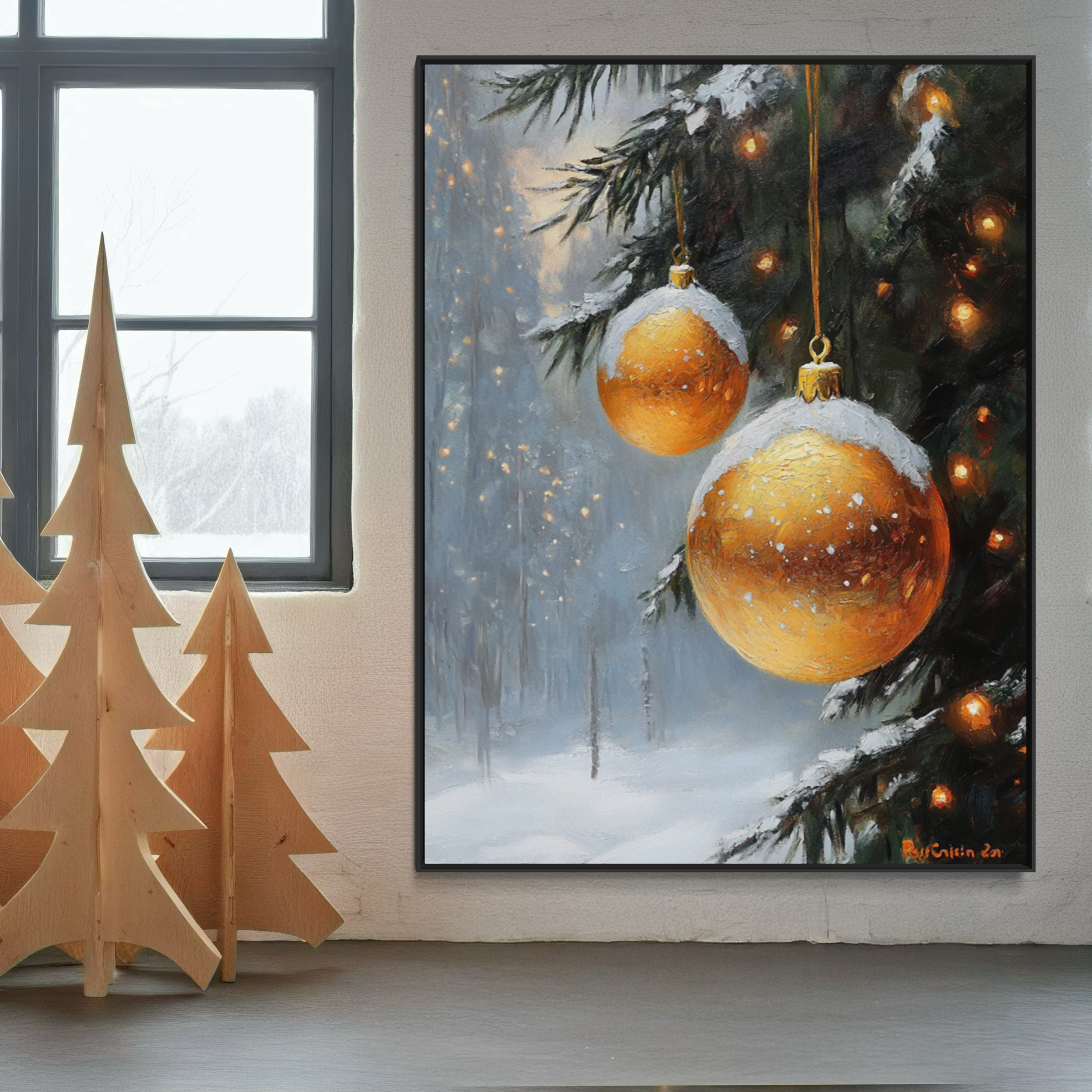 Christmas Glow in the Pines