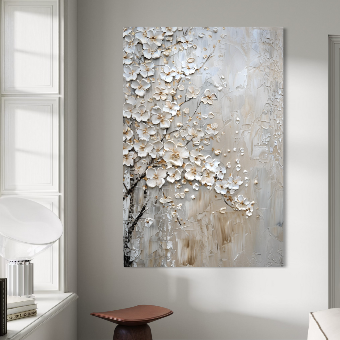Ivory Petal Relief