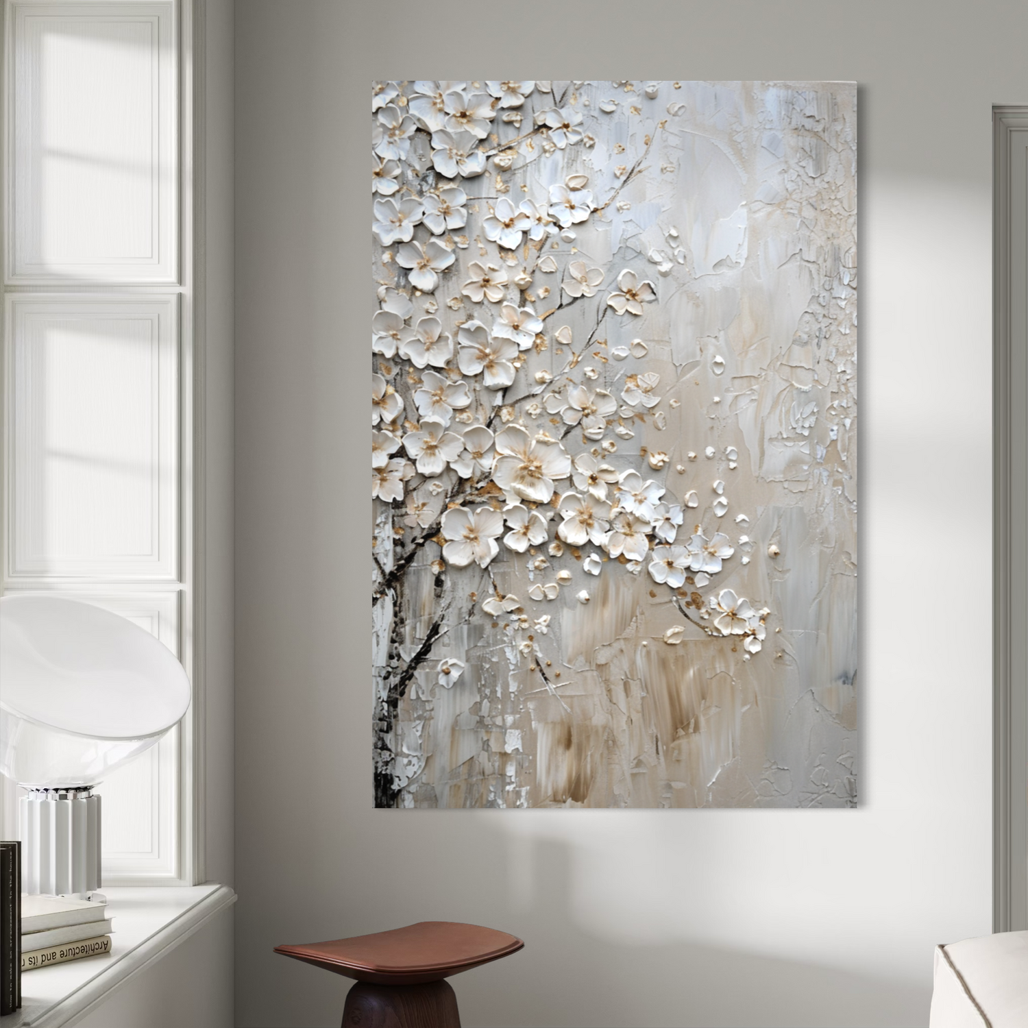 Ivory Petal Relief 