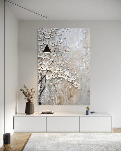 Ivory Petal Relief