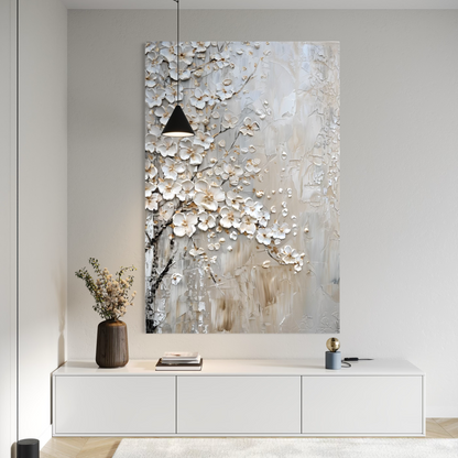 Ivory Petal Relief