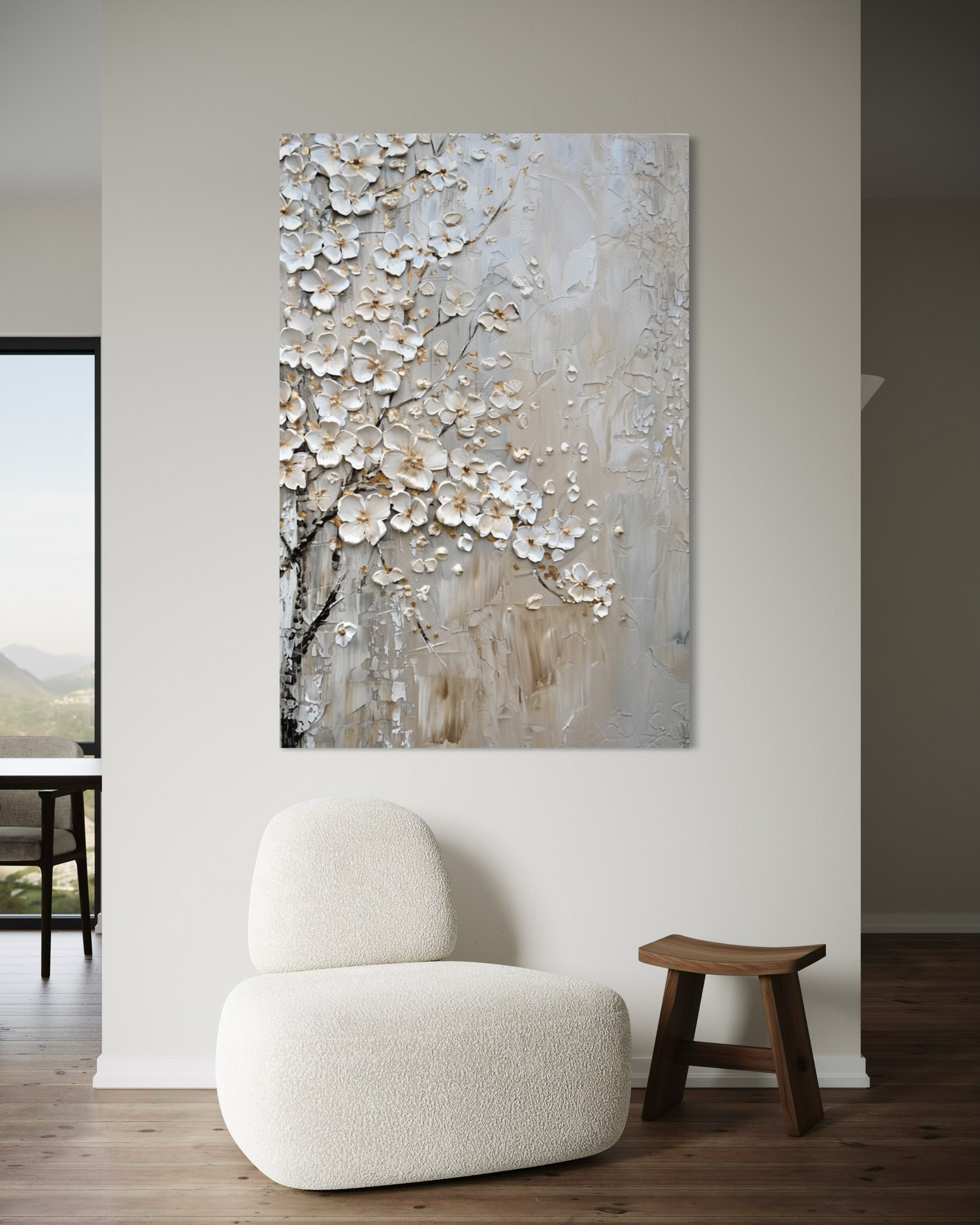 Ivory Petal Relief 