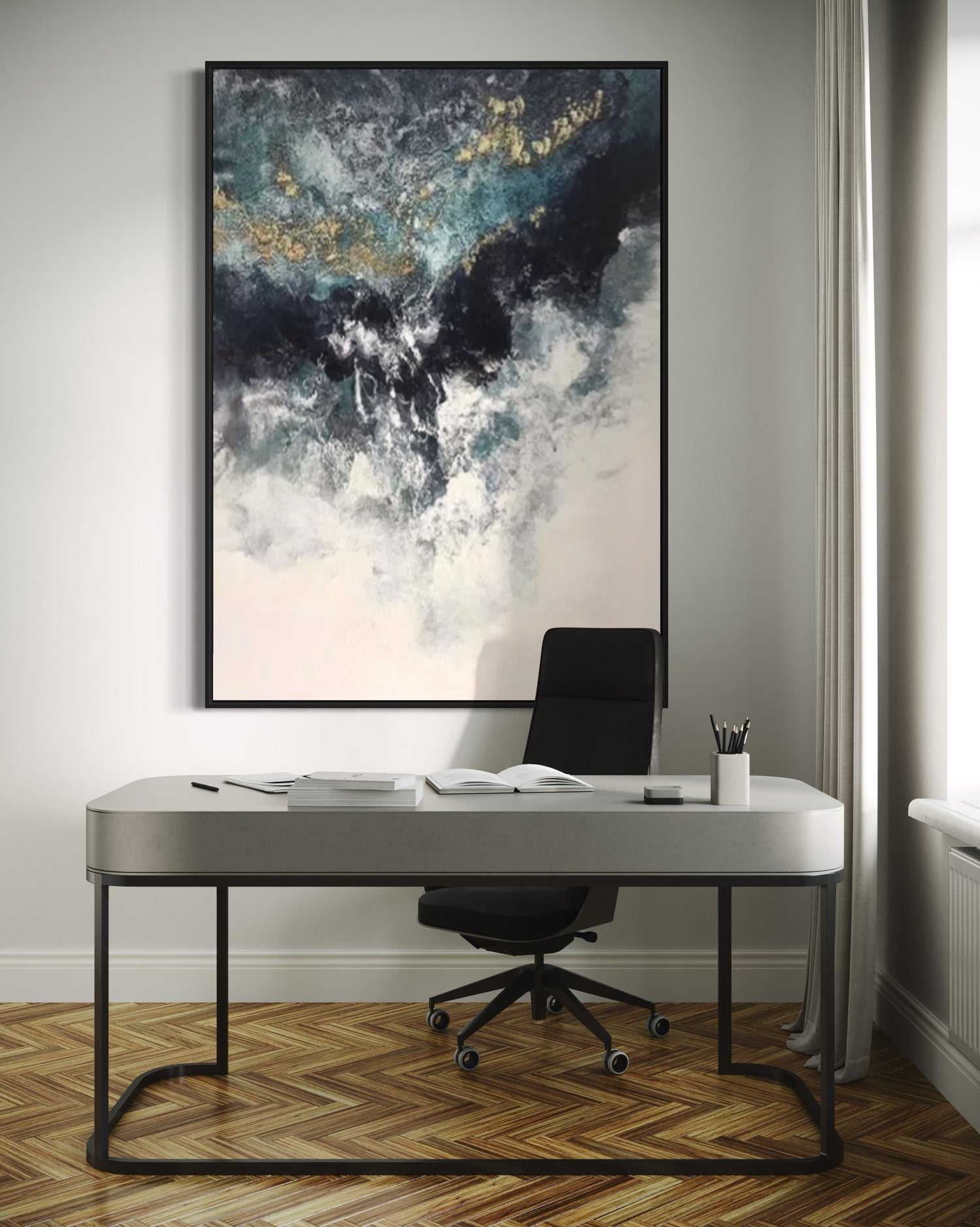 Ethereal Abyss ラグジュアリー・ウォールアート