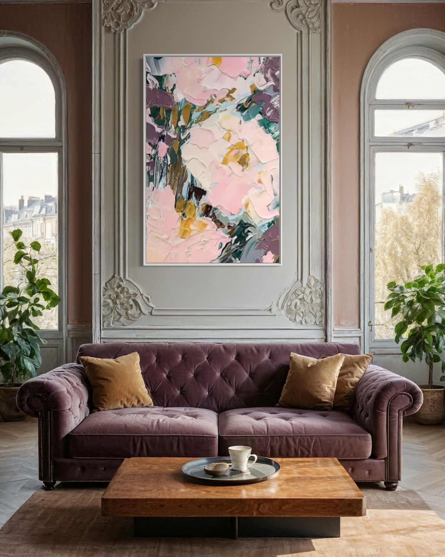 Garden Reverie ラグジュアリー・ウォールアート