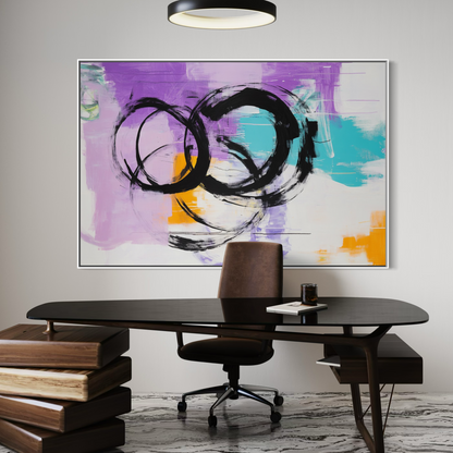 Playful Circles in Lavender
