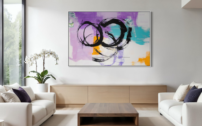 Playful Circles in Lavender