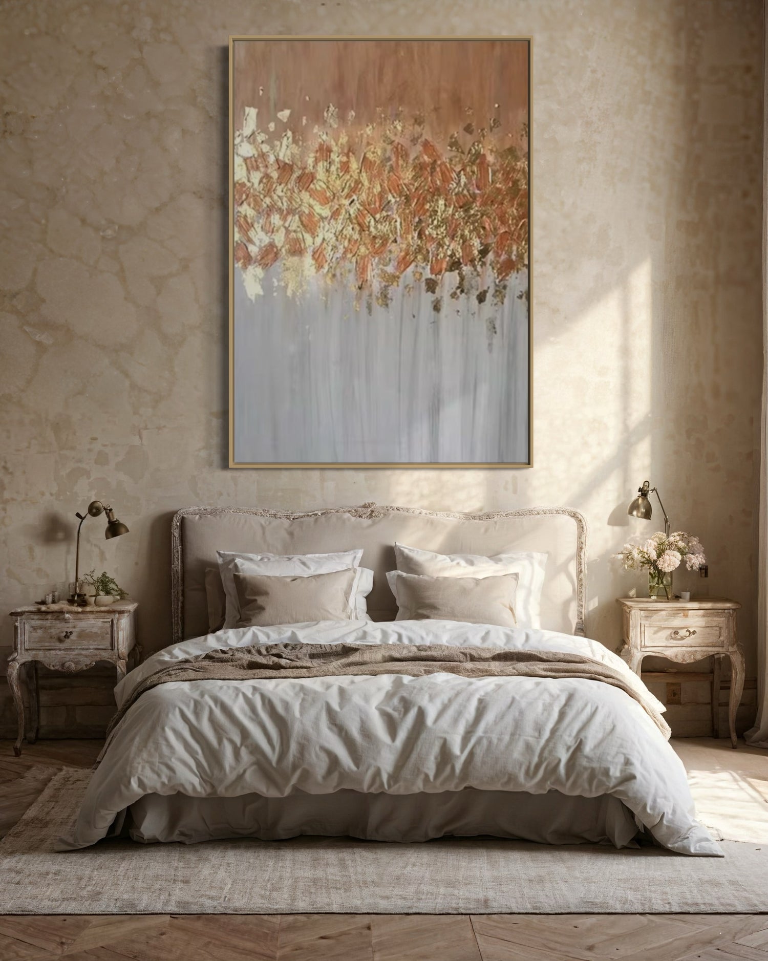 Gilded Horizon ラグジュアリー・ウォールアート