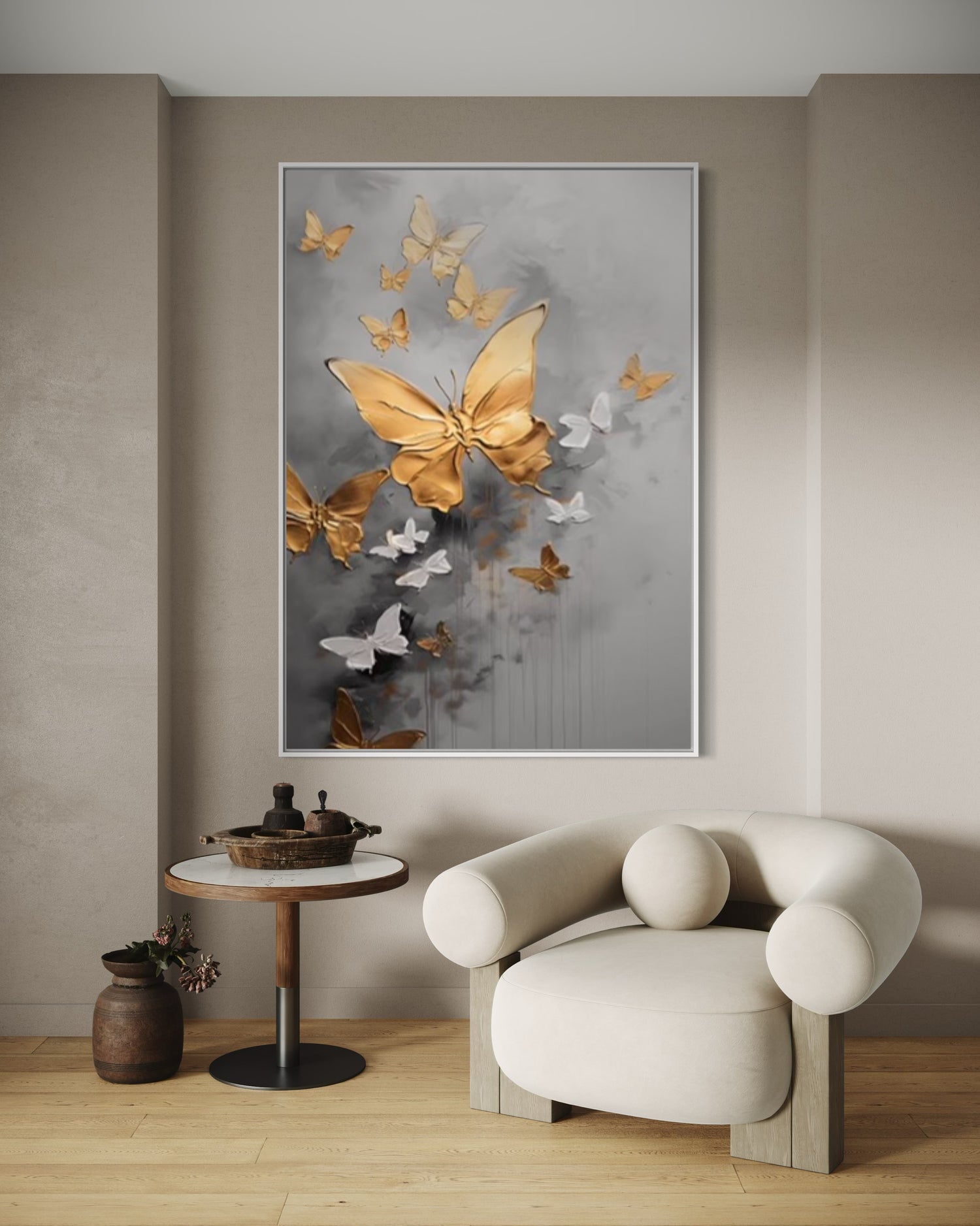 Golden Ascendance ラグジュアリー・ウォールアート