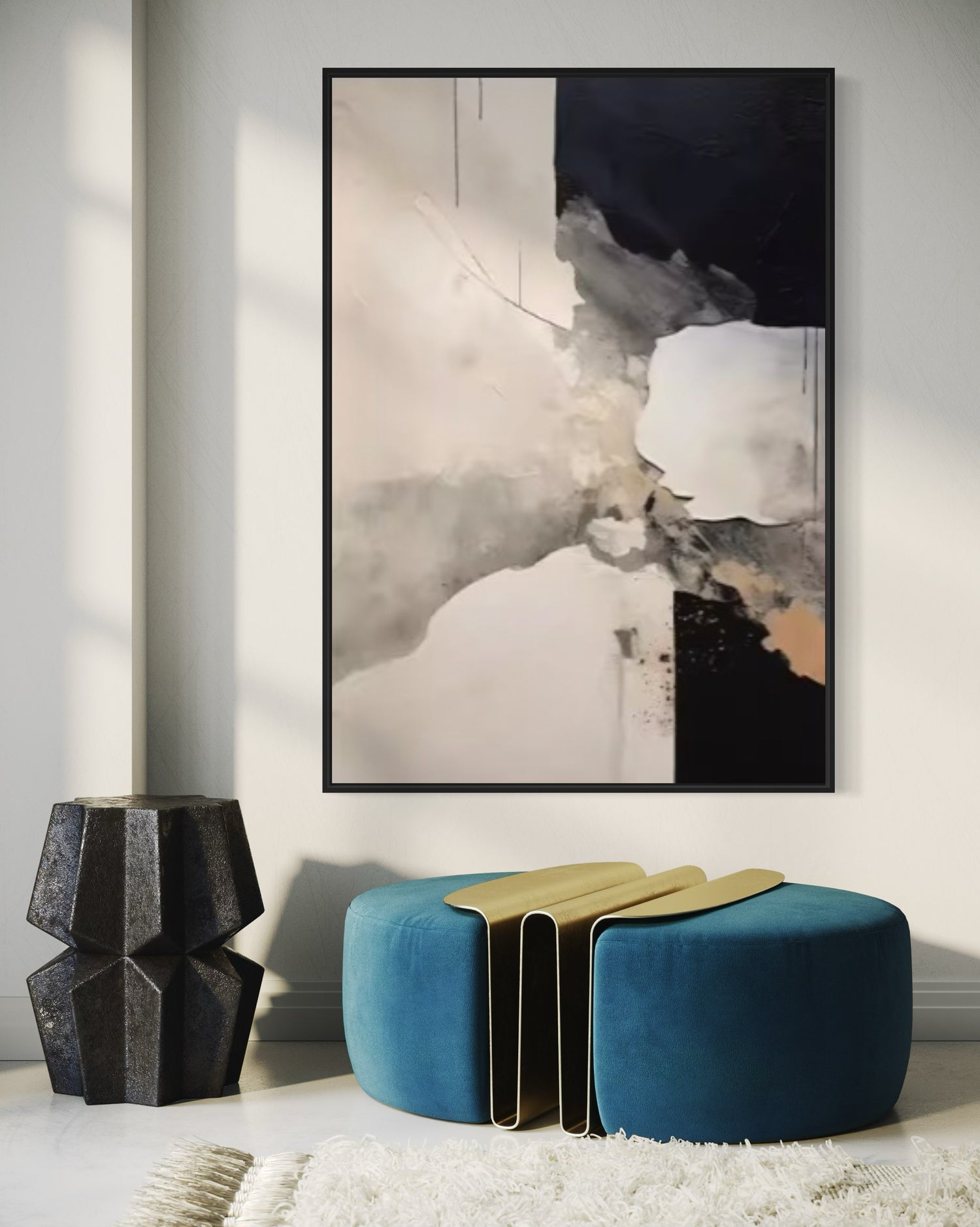 Monochrome Balance 1 ラグジュアリー・ウォールアート