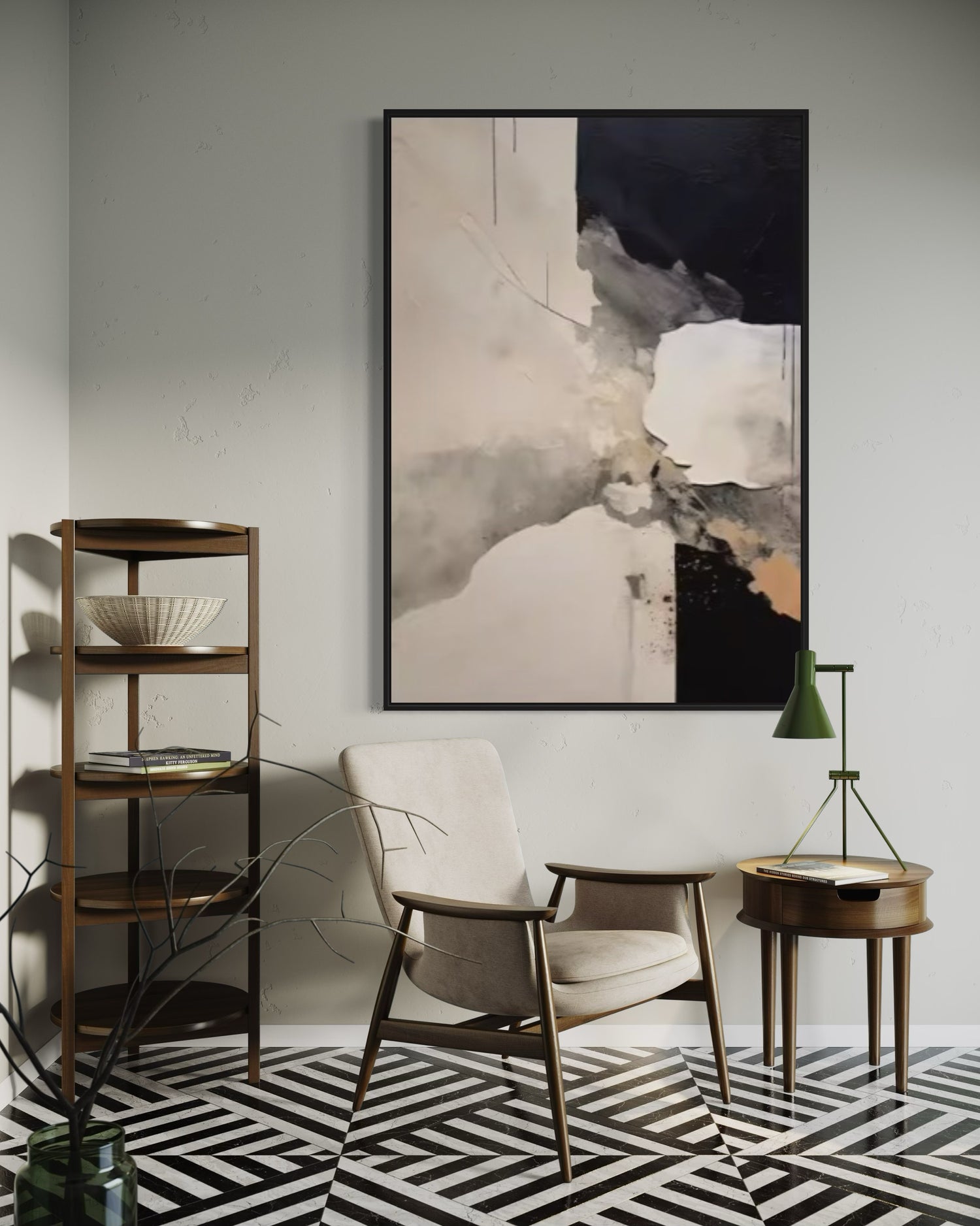 Monochrome Balance 1 ラグジュアリー・ウォールアート