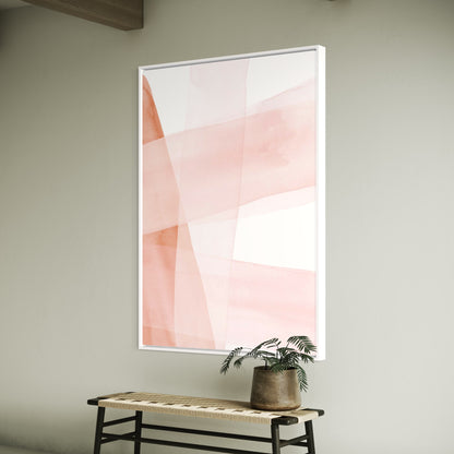 Blush &amp; Copper Abstract