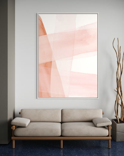 Blush &amp; Copper Abstract